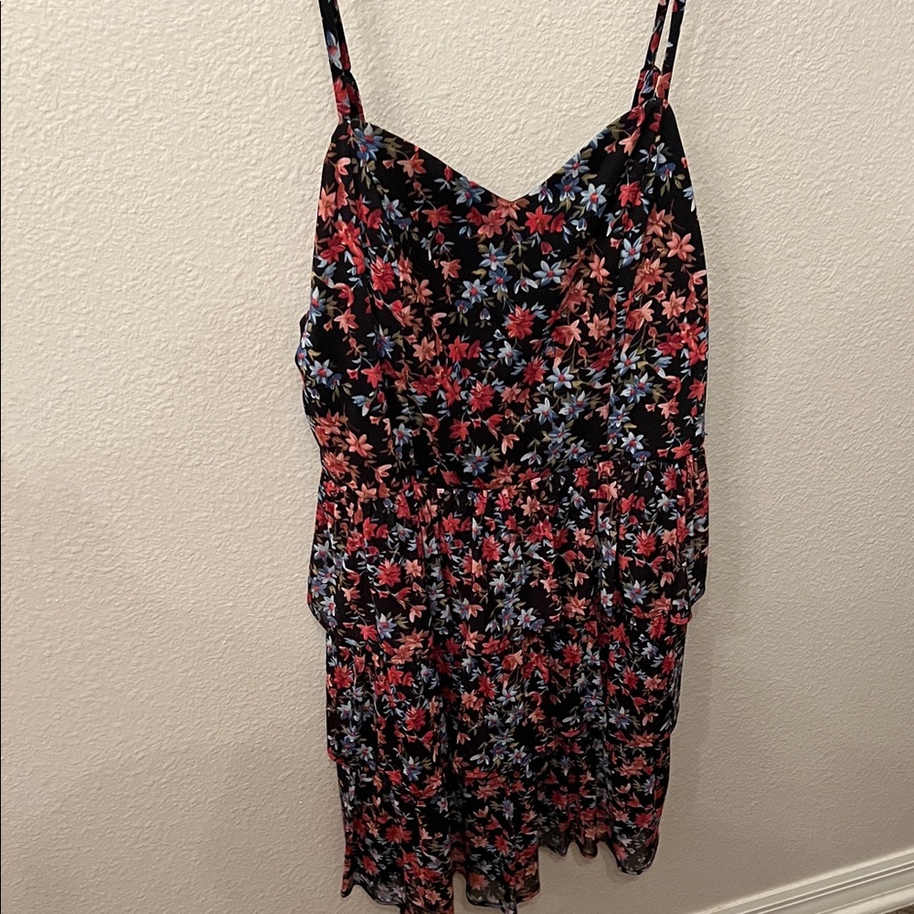 I.N. San Francisco Floral Black Dress